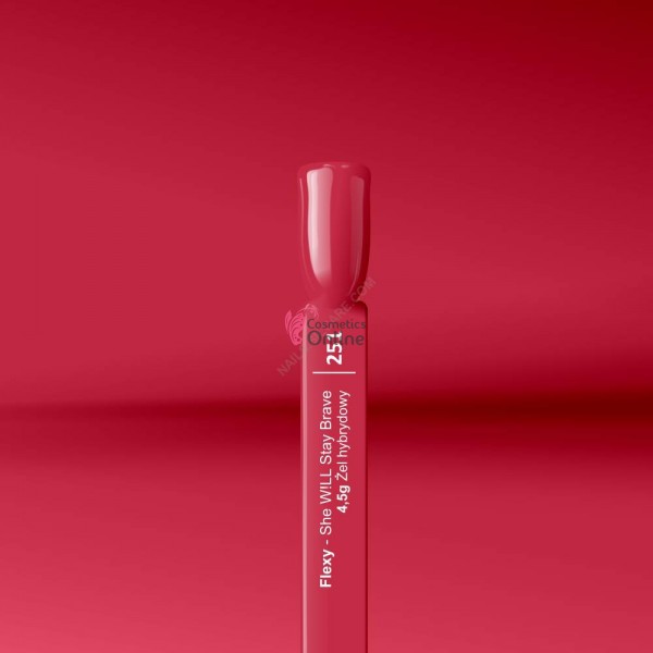 Oja Semipermanenta Flexy Silcare rosie 4.5 g Cod 251